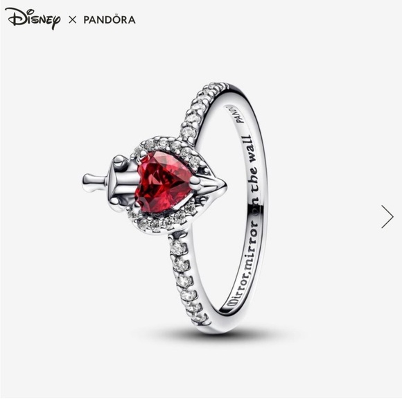 Pandora RingDisney Villains Evil Queen Snow White SZ 7‎ NWT